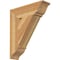 Ekena Millwork Traditional Traditional Rough Sawn Bracket, Western Red Cedar, 6"W x 22"D x 26"H BKT06X22X26TRA01RWR - alternate 1